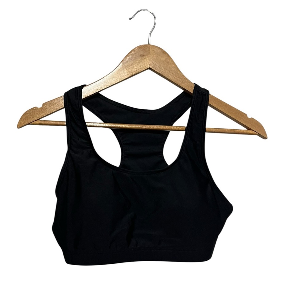 Undercover Swim Bra Black Racerback Sports Size Medium Nylon